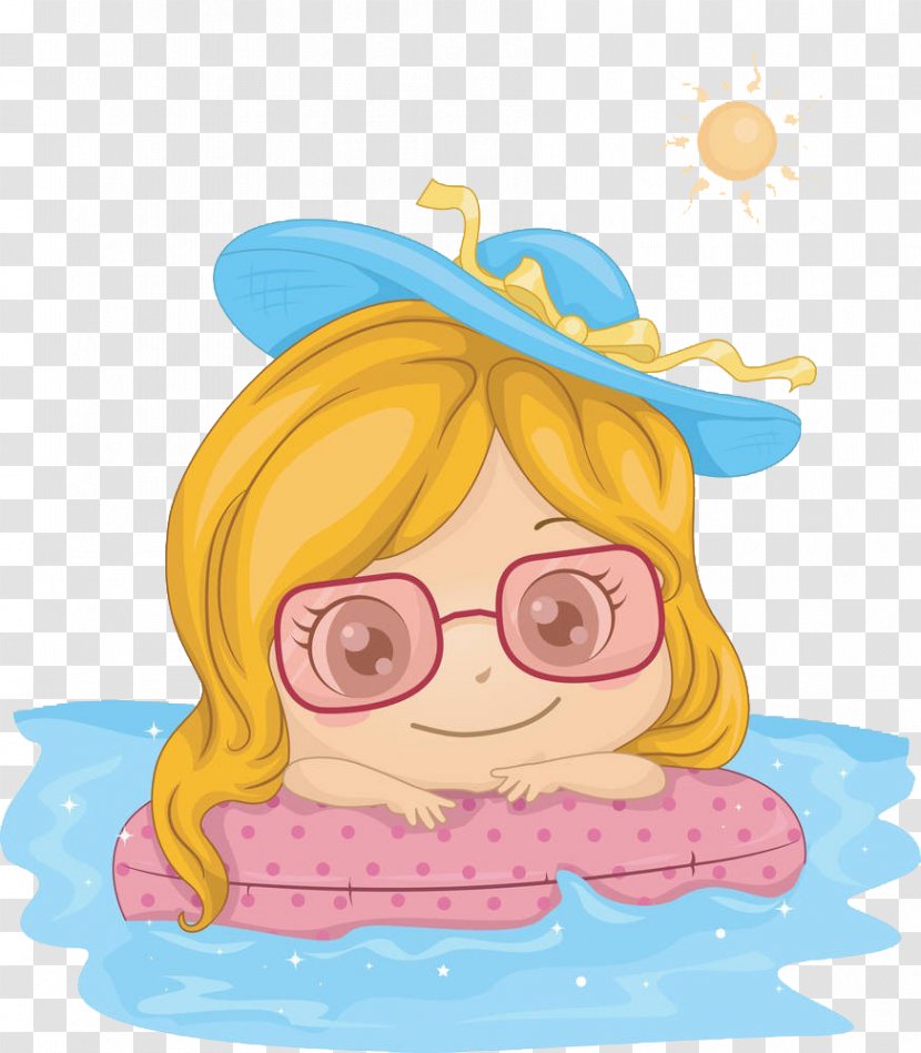 Drawing Photography Illustration - Royaltyfree - Children Swim Transparent PNG