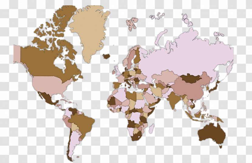 United States Europe Africa World Globe - Vector Map - Of The Transparent PNG