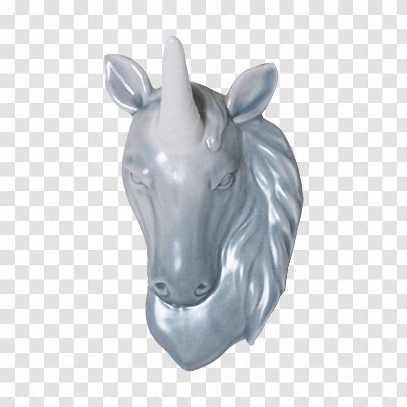 Hook Rhinoceros Wall Jewellery Unicorn - Porcelain - Head Transparent PNG