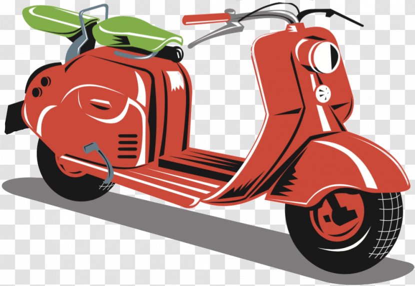 Scooter Piaggio Ape Vespa GTS Motorcycle - Car Transparent PNG
