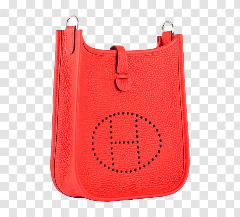 Handbag Red Hermxe8s Orange Shoulder - Rouge Tomate - Hermes Bag Transparent PNG