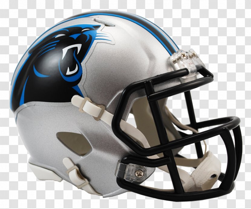 2017 Carolina Panthers Season NFL American Football Helmets - Riddell - Helmet Transparent PNG