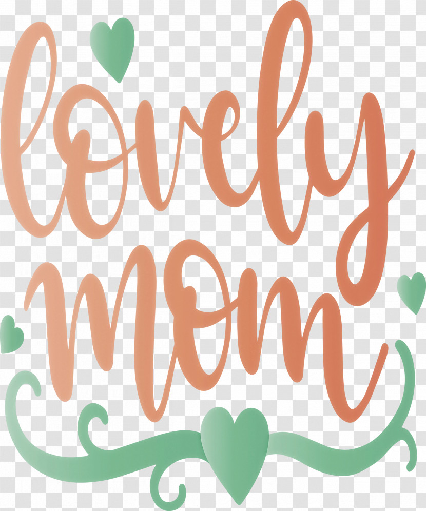 Mothers Day Lovely Mom Transparent PNG