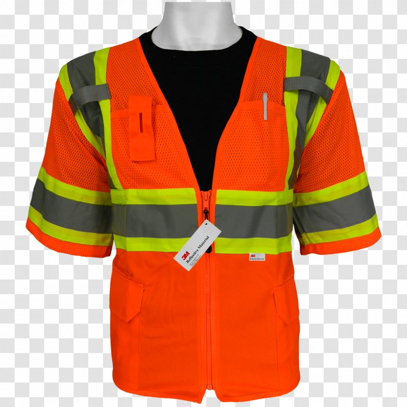 High-visibility Clothing Jacket Outerwear Gilets - Coat - Safety Vest Transparent PNG