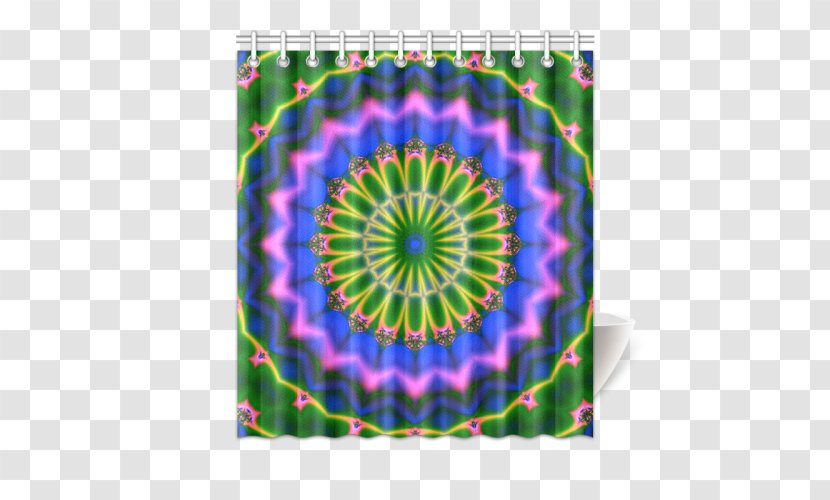 Kaleidoscope Symmetry Purple Dye Pattern - Spiral - GREEN CURTAIN Transparent PNG