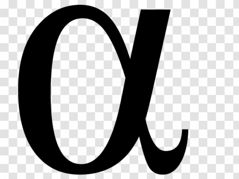 Greek Alphabet Letter Symbol - Black And White Transparent PNG