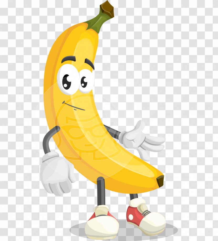 Banana Cartoon Character Clip Art Transparent PNG