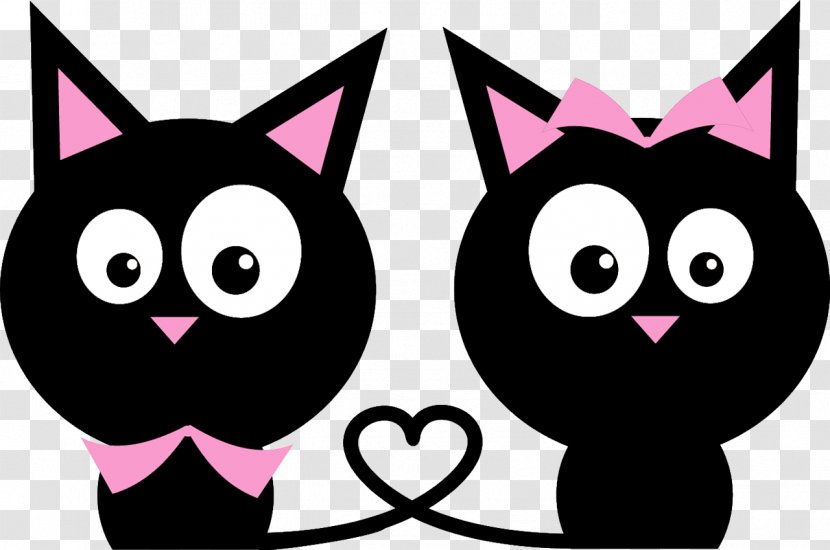 Kitten Wall Decal Paper Black Cat - Beak Transparent PNG