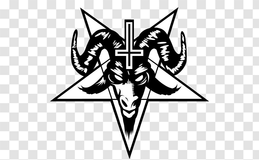 Pentagram Baphomet Satanism T-shirt - Satan Transparent PNG