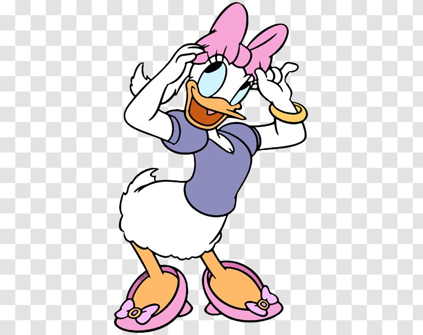 Daisy Duck Minnie Mouse Donald Mickey - Vertebrate - Disney Transparent PNG