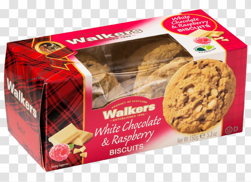 Biscuits Walkers Shortbread Cookie M - White Chocolate - Raspberry Transparent PNG