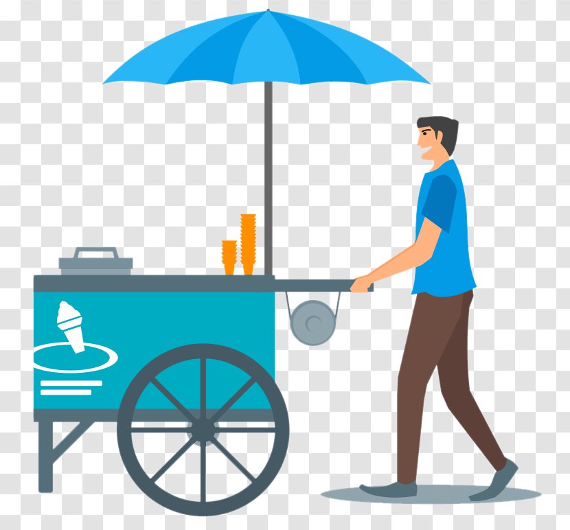 Street Food Ice Cream Cart Hot Dog Indonesian Cuisine Transparent PNG