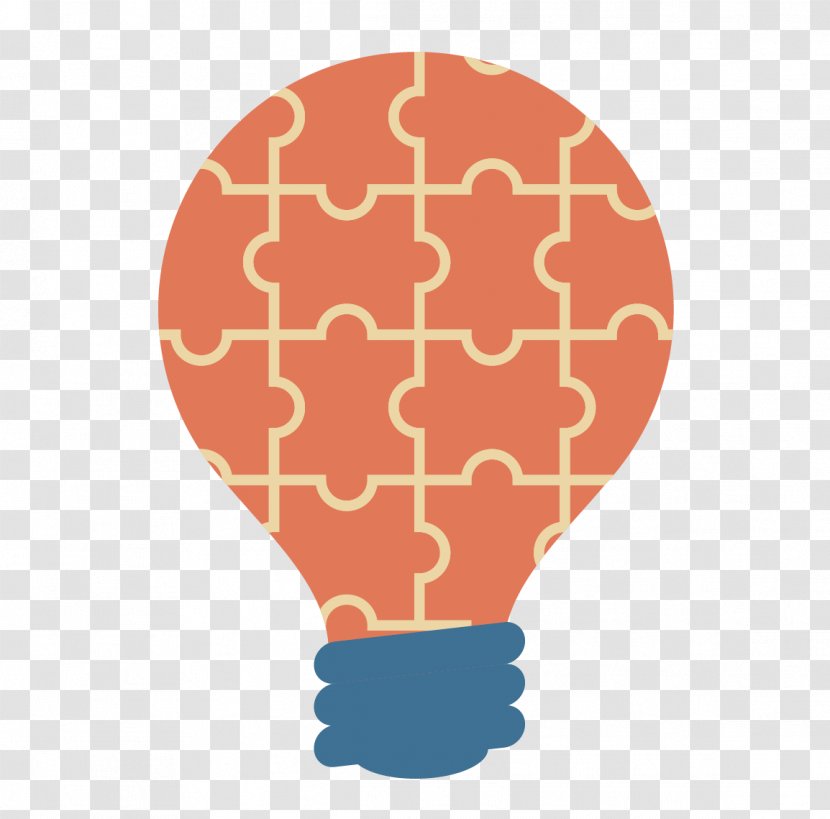 Light Jigsaw Puzzle Euclidean Vector Business - Industry - Bulb Transparent PNG
