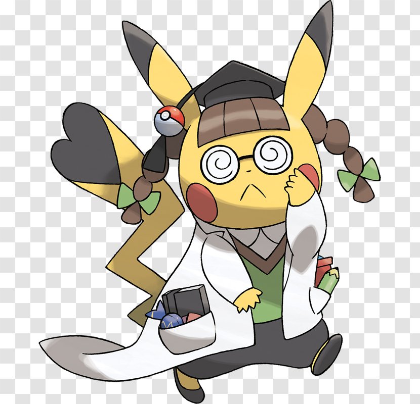 Pikachu Pokémon Yellow GO Sun And Moon - Uxie Transparent PNG