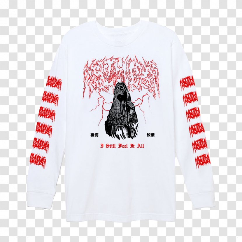 Long-sleeved T-shirt Hoodie - Letdown - Metal Feel Transparent PNG