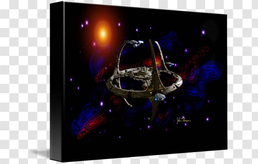 Canvas Print Digital Art Display Device - Star Trek Deep Space Nine Transparent PNG