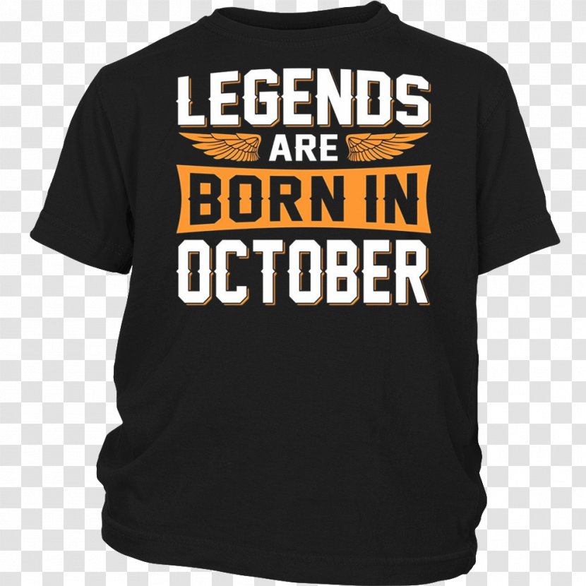 T-shirt Hoodie United States Sleeve - Legends Are Born Transparent PNG