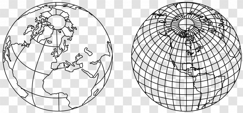 Globe Mercator Projection Map World Clip Art - Sphere Transparent PNG