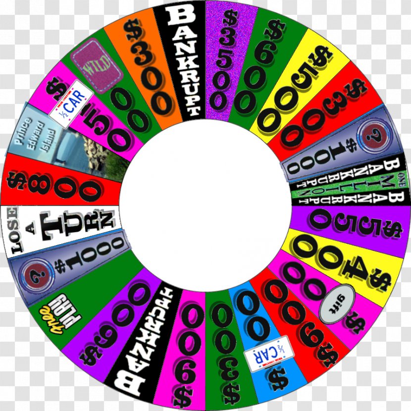 Wii Compact Disc Circle Wheel - Of Fortune Transparent PNG