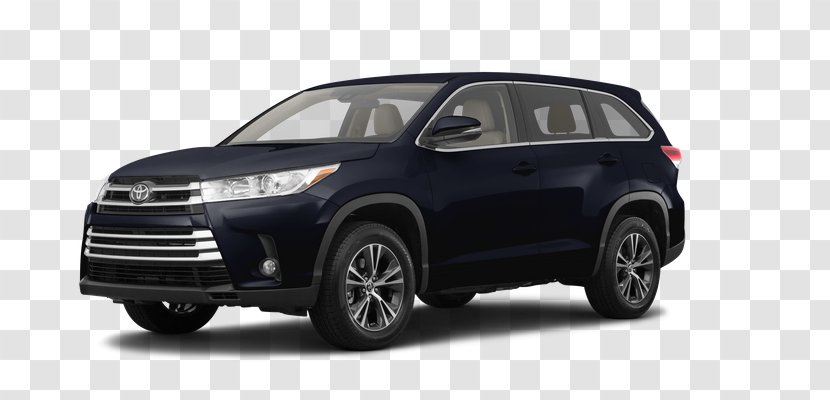 2018 Toyota Highlander XLE Sport Utility Vehicle Rush Car - Mid Size Transparent PNG