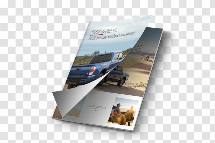 2017 Toyota Tacoma Scion Tundra Brochure - Brand - Mockup Transparent PNG