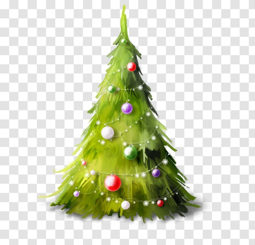 Christmas Tree Santa Claus Day Image - Decoration Transparent PNG