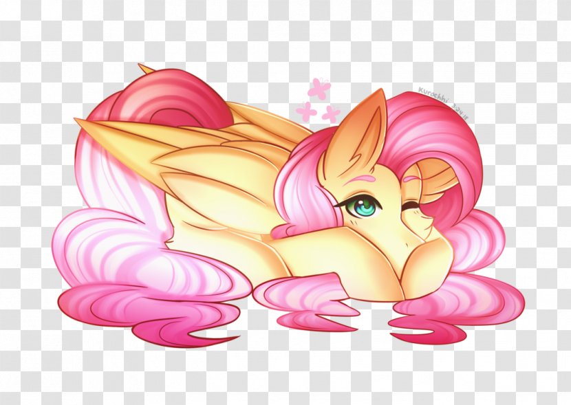 Fluttershy Horse My Little Pony: Friendship Is Magic Fandom Fan Club Outta Practice - Watercolor Transparent PNG