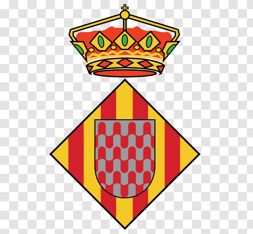 Celrà Town Hall Of Girona Escudo De Gerona Bandera Coat Arms - Municipality - Quadrangular Transparent PNG