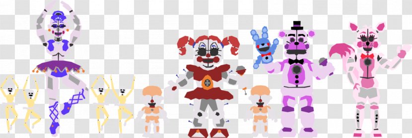Five Nights At Freddy's: Sister Location Circus Entertainment Infant - Silhouette - Poster Transparent PNG