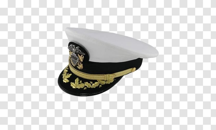 United States Navy Army Officer Hat Captain - Marines Transparent PNG