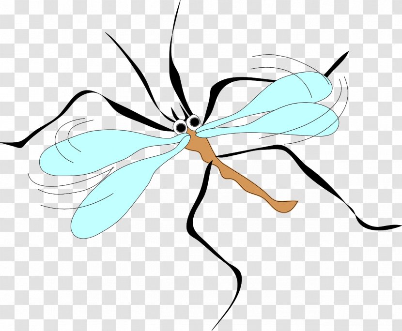 Mosquito Clip Art - Gnat - Flying Mosquitoes Transparent PNG