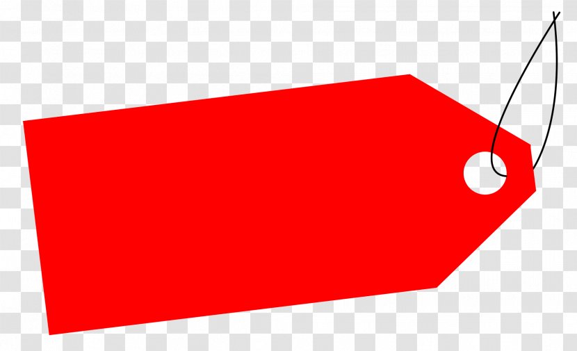 Red Clip Art Line Rectangle Transparent PNG