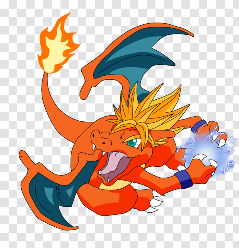 Goku Gohan Charizard Super Saiyan Charmeleon - Flower Transparent PNG