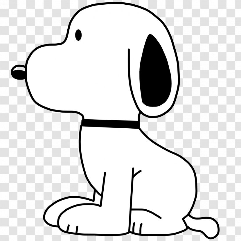 Black And White Monochrome Photography Whiskers Facial Expression Snout - Watercolor - Snoopy Transparent PNG