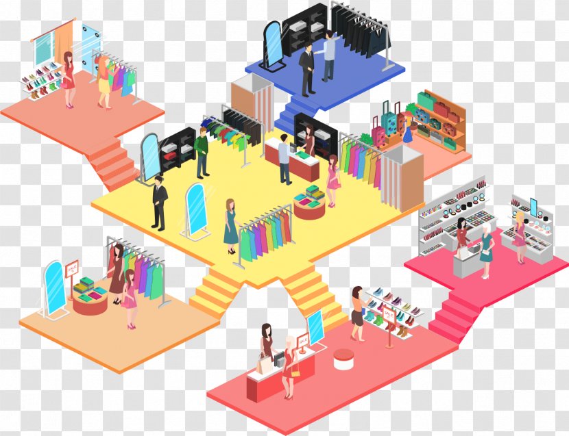 Shopping Centre Diagram Consumer Behaviour - Center Transparent PNG