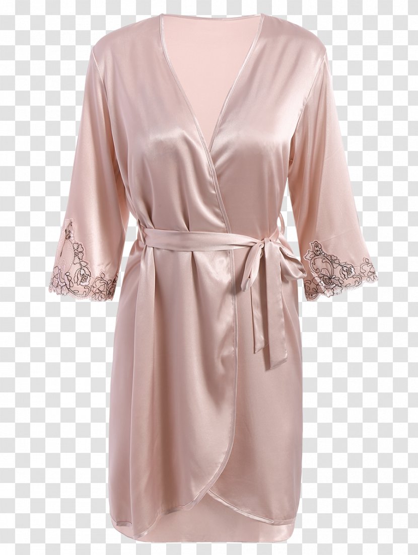 Slip Robe Dress Satin Clothing - Frame - CHINESE CLOTH Transparent PNG