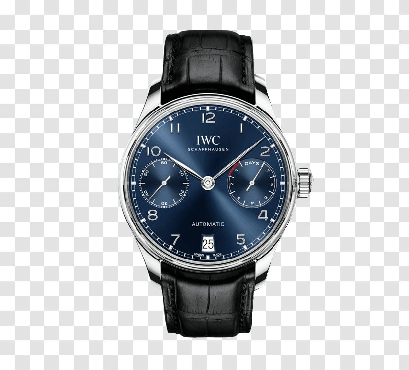 IWC Portugieser Automatic International Watch Company Power Reserve Indicator Horology - Strap Transparent PNG
