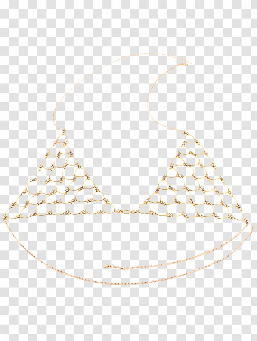 Necklace Jewellery Chain Body - Gold - Classic Golden Triangle Tour Transparent PNG