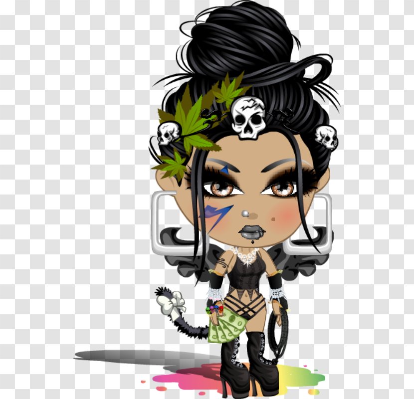 Cartoon Black Hair Character Fiction - Art - Fictional Transparent PNG