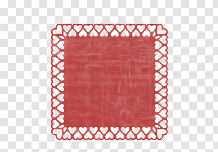 Red Pink Rectangle Pattern Line Transparent PNG