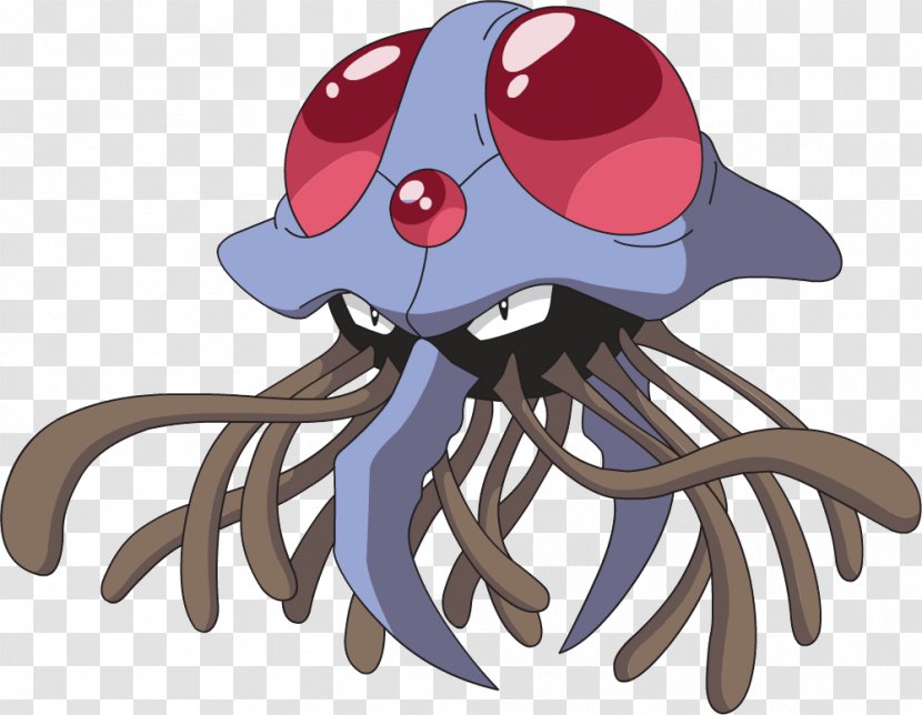 Pokémon X And Y Yellow Sun Moon Tentacruel Tentacool - Octopus - Invertebrate Transparent PNG