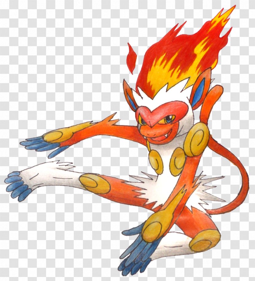 Infernape DeviantArt Shiny - Credit - Banana Transparent PNG