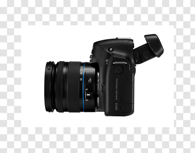 Canon EF-S 18–55mm Lens Mirrorless Interchangeable-lens Camera Active Pixel Sensor Samsung - Reflex Transparent PNG