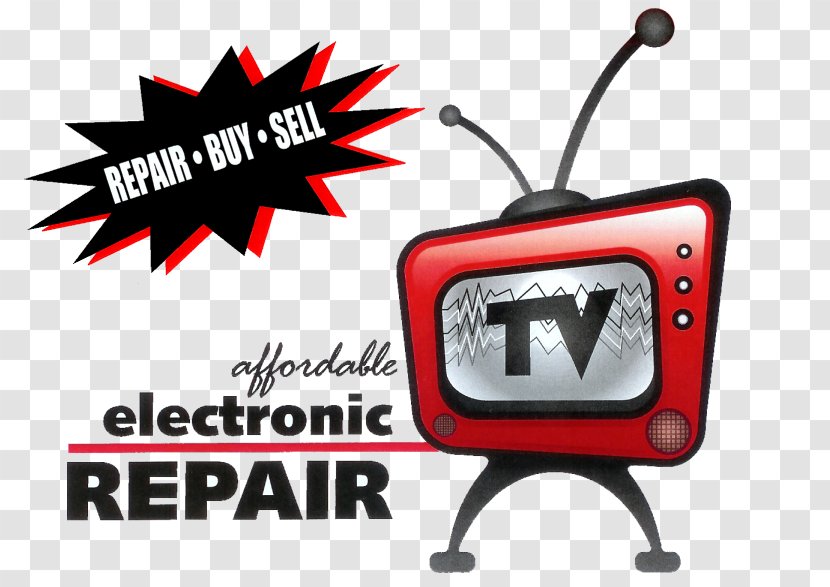 Logo Electronics Television Maintenance - Service - TV Repair Transparent PNG