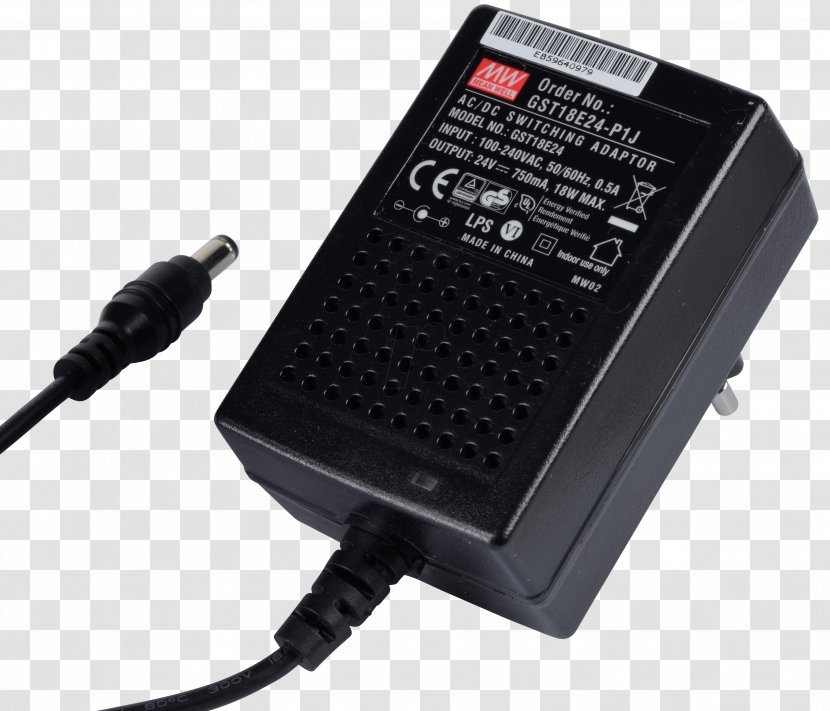 Battery Charger AC Adapter Power Converters Laptop Electronics - Computer Hardware - Gst Transparent PNG