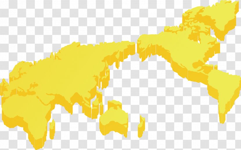 Yellow Map - Vector Material Transparent PNG