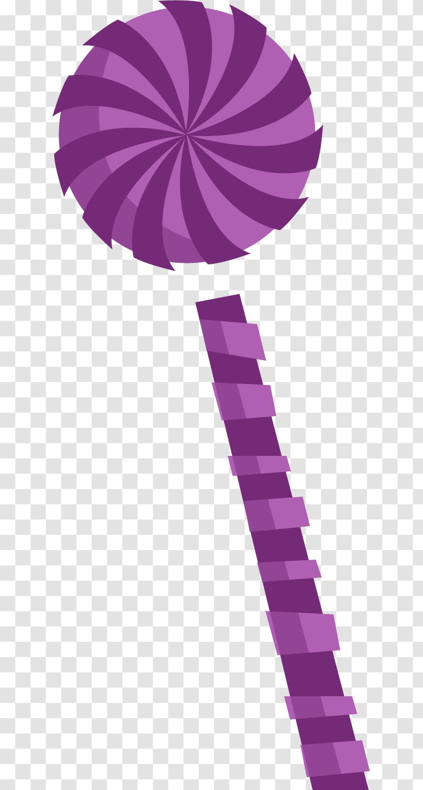 Lollipop Purple - Vector Hand-painted Transparent PNG