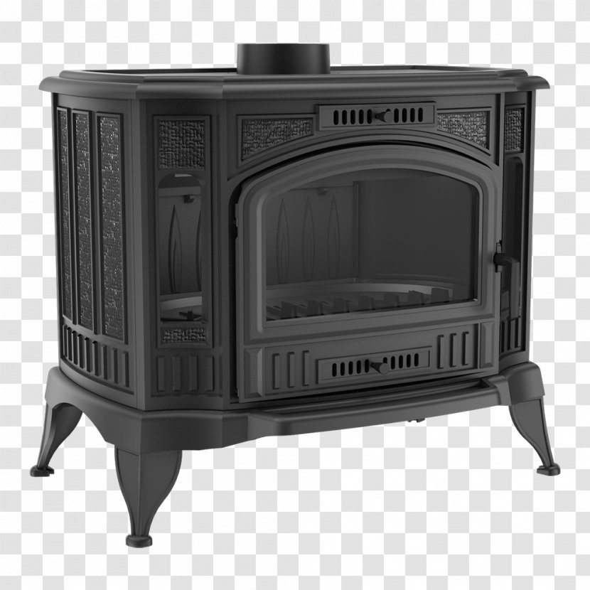 Wood Stoves Cast Iron Fireplace Solid Fuel - Stove Transparent PNG