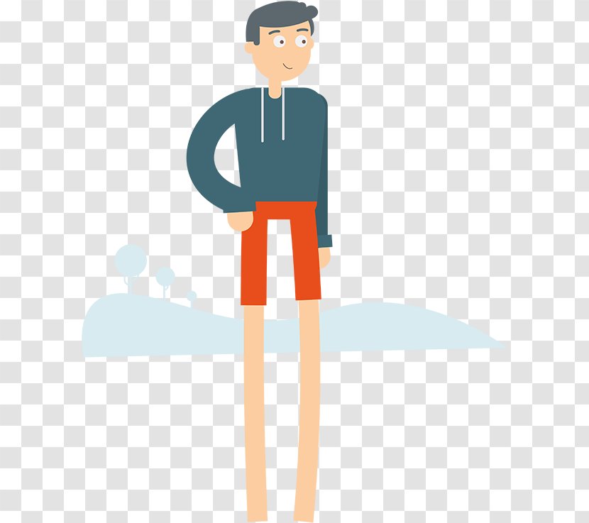 Eating Cartoon - Male Standing Transparent PNG
