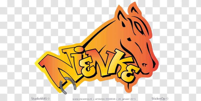 Horse Graffiti Drawing Sticker Text - Roommate Outline Transparent PNG